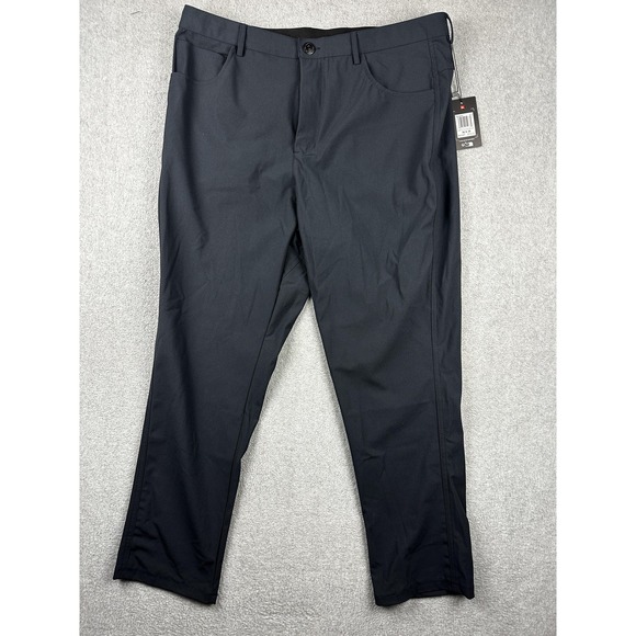 Quiksilver Other - Quiksilver Pants Mens 36x30 Black Stretch Tech Woven Slim Fit Golf Performance